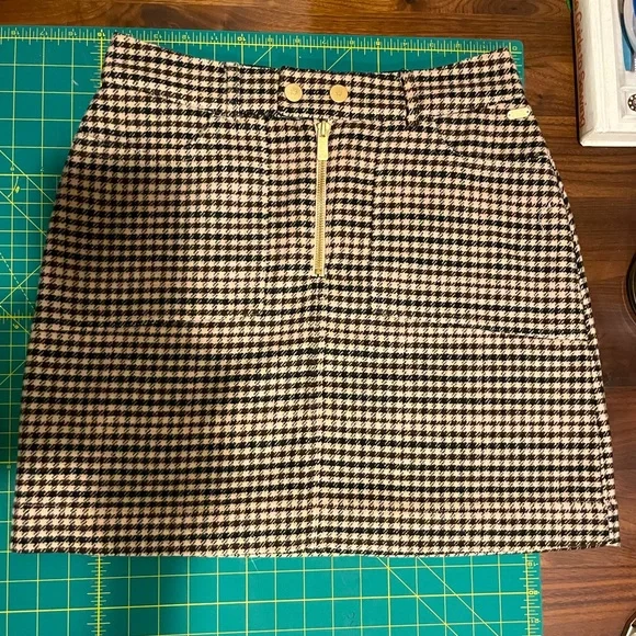 Scotch and Soda plaid a-line mini skirt, size S - Picture 5 of 9